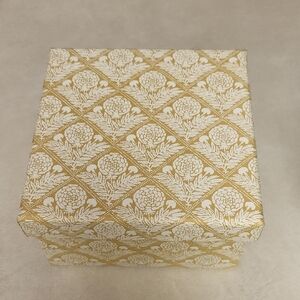 Elegant Gold and Cream Decorative Box